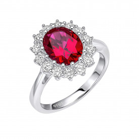 Strieborný prsteň Diamonfire