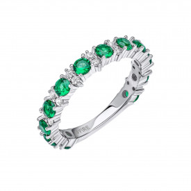Strieborný prsteň Diamonfire
