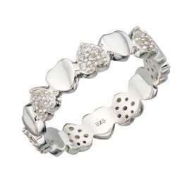 Strieborný prsteň Elements silver