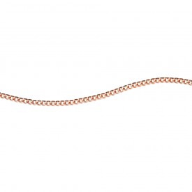 Zlatá retiazka 9ct (ružové zlato) 41-46cm