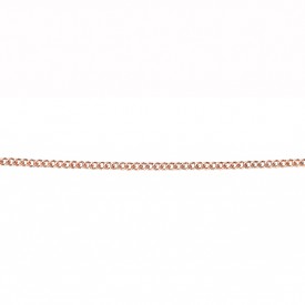 Zlatá retiazka 9ct (ružové zlato) 41-46cm