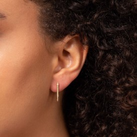Zlaté náušnice Elements Gold