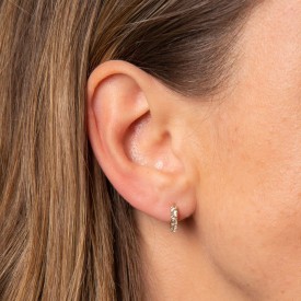 Zlaté náušnice Elements Gold