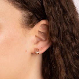 Zlaté náušnice Elements Gold