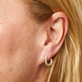 Zlaté náušnice Elements Gold