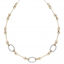 Zlatý náhrdelník Elements Gold 0,11ct