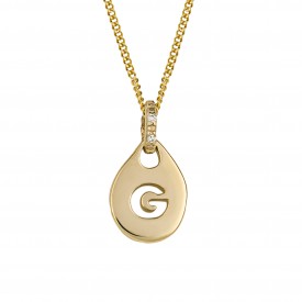 Zlatý prívesok Elements Gold Písmeno G