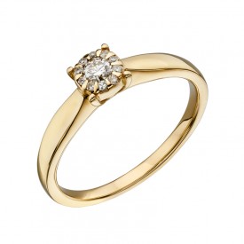 Zlatý prsteň zn. Elements gold