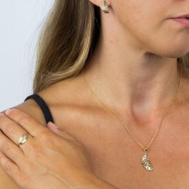 Zlatý prsteň Elements Gold