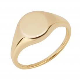 Dámsky zlatý prsteň Elements Gold Signet